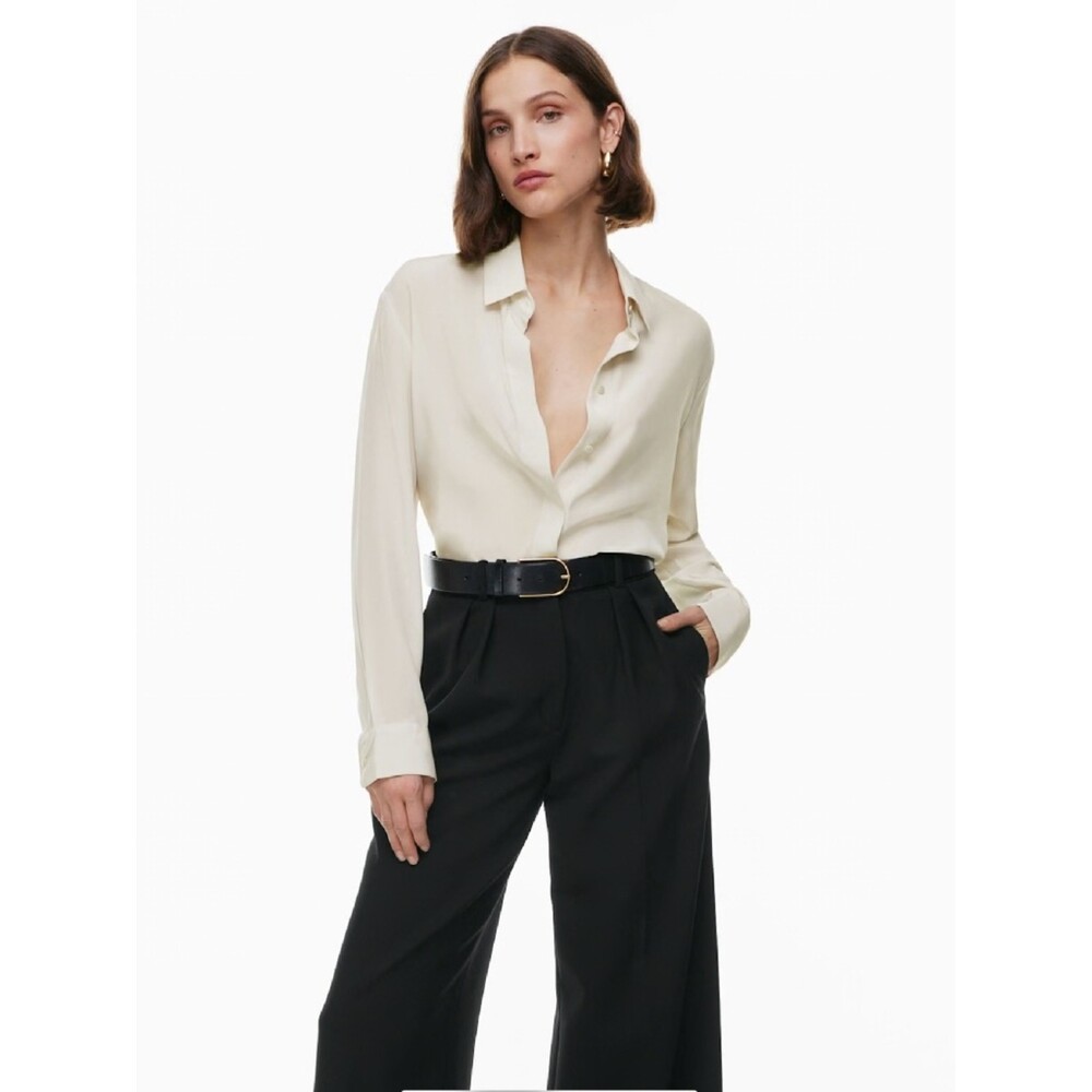 Aritzia Babaton Academy Silk Blouse